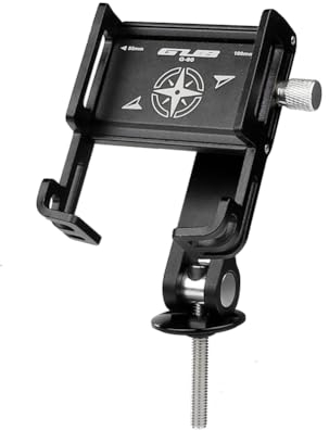 GUB G-90 Fahrradvorbau-Handyhalterung, Aluminiumlegierung, Lenker, Handystütze, verstellbares Tretlager mit Trethalterung