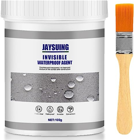 Waterproof Anti-Leakage Agent, Transparenter Wasserdichter Beschichtungsmittel Versiegelung, Wasserdichter Isolier-Dichtstoff-Emulsion für Badezimmer, Fliesen, Wände, Toilett (100g, 1)