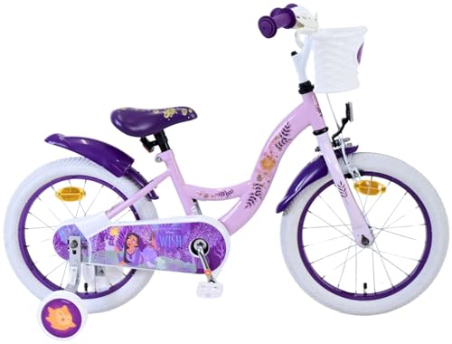 Disney Wish Kinderfahrrad - Mädchen - 16 Zoll - Lila
