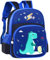 Auirshiky Dinosaurier Rucksack,Kindergartenrucksack,Anti Verlorene Dino Rucksack,Dinosaurier Kleinkind Kinder Rucksack,Kinderrucksack Jungen Mädchen,Kinder Rucksack 2-7 jahre(Dinosaurier blau)