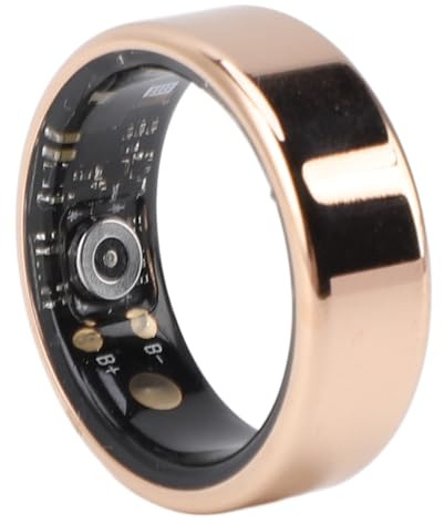Tonysa Anello Intelligente per Salute, Design in Acciaio Inossidabile, Fitness Tracker, Compatibile con iOS