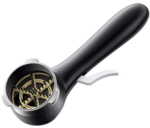 51mm Espresso Coffee Machine Cleaning Brush Espresso Cleaning Brush 360° Cleaning Push-Up Coffee Maker Brush for 3 Ears 51MM Delonghi Dedica Style Series EC680 and EC685, Smeg ECF01