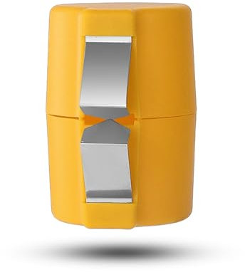 Abridor de huevo s, Cortador de huevos, abridor de cascara de huevo para crudos,NO COCIDOS, Talla de huevos S,M,L (Amarillo) (1 Unidad)