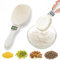 Digital Food Measuring Spoon Scale, Adjustable Weighing Spoons Cup, Weighing Spoon Scale 800g/0.1g Precision with LCD Display for Dispensing Condiments and Dog Cat Food