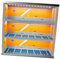 harayaa 1:64 Diecast Toy Cars Storage Case Garage Diorama with LED Vehicle Scene Toy for Doll, Orange wall
