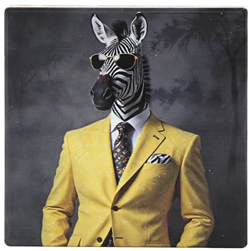 Lesser & Pavey Urban Art Zooted & Booted Coaster For Home & Office | Stylish Coasters For Kitchen & Dining | Durable Drink Coasters For Tabletops | Decorative Home Accessories for Drinks & Tables