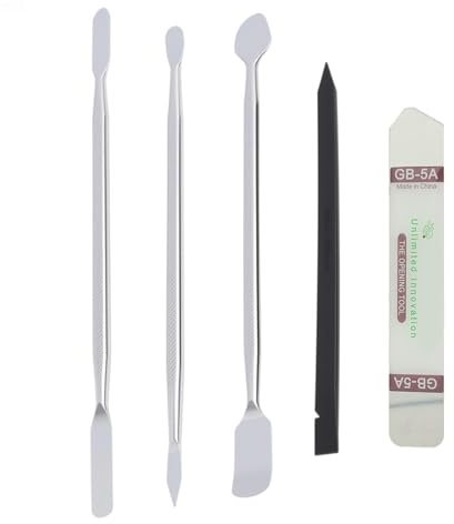 5 PCS Spudgers en Métal À Double Extrémité, Outils De Démontage Et D’Ouverture pour Réparation De Téléphone Portable, Tablette, Ordinateur Portable, Console De Jeux Et Appareils Électroniques