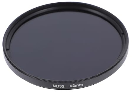 LOLIPPYY Nd Filter für Langzeitbelichtung für Kameraobjektive aus Aluminium mit Einfachem und Ausbau Verstellbarer 62mm an Wasserfällen und Bächen