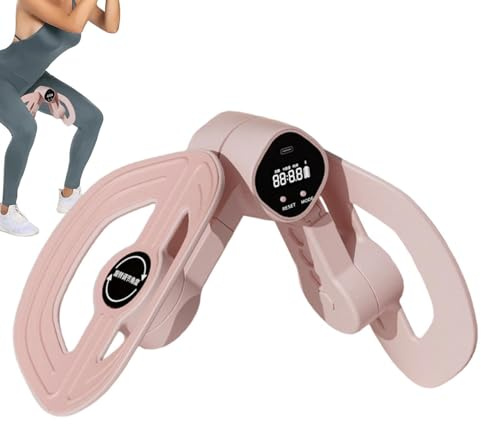 Nevalerra Inner Thigh Exerciser | USB Rechargeable 360 Adjustable LED Display 2 Timing Modes | Thigh Toner Leg Workout Equipment,for Home Fitness Postpartum Recovery