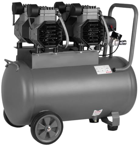 Compresor de aire profesional con certificado CE SILENCIOSO, 50 litros 3 cv 8 Bares