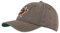 Coastal - Palm Cross (Olive) - Curved Visor Dad Cap