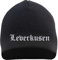 HB_Druck Leverkusen Beanie Mütze - Altdeutsch - Bestickt - Strickmütze Wintermütze Einheitsgröße Schwarz