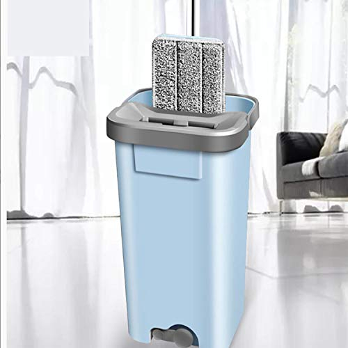 Serpillère Balai sans lavage des mains auto-extrudante magique paresseuse avec seau pour nettoyer la tête de et le bec de vadrouille