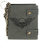 Harrys-Collection Geldbörse aus hochwertigem Vintage Leder + RFID mit Kette! Totenkopf, Farben:schwarz