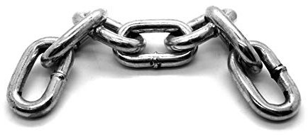 1 metre of 10 mm Strong Hot Dipped Galvanized Heavy Duty Steel Chain
