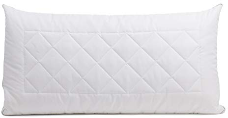 Gözze - Kopfkissen mit 150g Innenkissen und Klimaband, Inkl. Nachfüllbeutel, 40 x 80 cm - Weiß