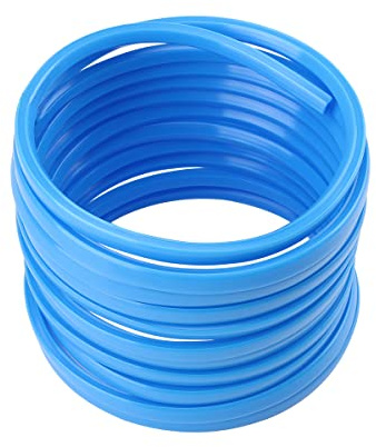 BCZAMD 3D Drucker DIY Zubehr 196,8 Zoll 6mm Flachdichtung 2020 Aluminium Profilschlitzabdeckung Panelhalter For ller compatible with Ender 3 V2 Pro CR10 V2/ CR6 SE CNC Teile-Blau