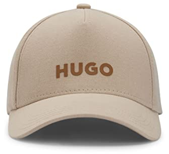 HUGO Herren Men-X 582-R Cap aus Baumwoll-Twill mit dreidimensionalem Logo Hellbeige Stck