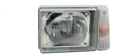 CG94 - Faro Proiettore Aanteriore Compatibile per Auto dal 1986 al 2002 F. PANDA 750 C/Lente Bianca (Lato Sinistro)