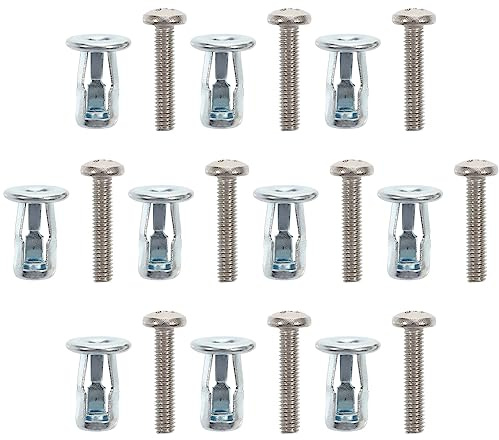 TEHAUX Ancoraggio Per Porta Cava Dado Ad Espansione Dado Con Martinetto Per Fissaggio Dado Targhe Stendibiancheria Solarium Installazione Condizionatori Pendenti In Contenitori 10Pz