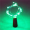 anso 20pcs LEDs 2M Fairy String Lights Wine Bottle Copper Cork Wire Lamp Party Decor (Green)