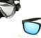 2 Pack, Stick-On Bifocal Lenses Reader Magnifying Adhesive Reading Lens Sticker Sport Sunglasses Glasses Magnifier Add On (Clear, 2.5, Multiplier_x)