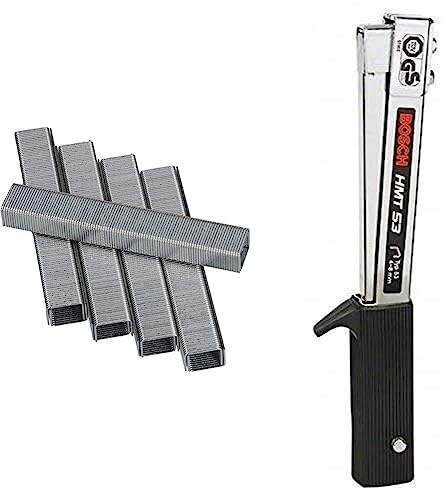 Bosch Tacker Typ 53 & Professional Zubehör 0603038002 Hammertacker HMT 53, Silber, 8 mm, Stapler, 2076737031