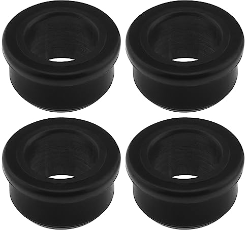 ECSiNG 4 Stück Radachsen Reduzierbuchsen Abstandshalter Reduziereinsätze Kunststoff für Sackkarre Trolleyräder mit 2,5 cm Bohrungen reduziert auf 0,6 Zoll (25 mm auf 16 mm)