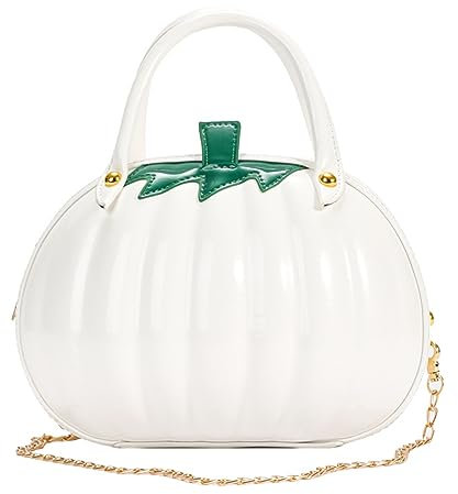 Newwyt 2023 Neue Halloween-Kürbis-Einkaufstasche lässige Handtasche große Kapazität Freizeit-Umhängetaschen für Mädchen und Frauen modische PU-Tasche