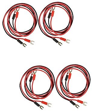 Milisten 8pcs Replacement Phonograph Supply Wire Earth for Turntable Insulated Leads