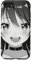 Hülle für iPhone SE (2020) / 7 / 8 Manga Anime Girl Schwarz und Weiß