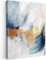 MuchoWow© Quadri Moderni Camera Da Letto 50x70 cm Foto Quadro Con Cornice Decorazioni Parete Soggiorno Stampa Su Tela Moderna Casa Salotto PosterOro - Blu - Acquerello - Arte - Astratti