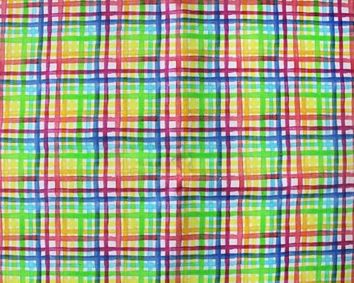 Little Johnny 100 % Baumwolle, kariert, 150 cm breit, Baumwollstoff, ideal zum Nähen, für Kissenbezüge, Quilten und Bastelprojekte; Meterware (mehrfarbig)