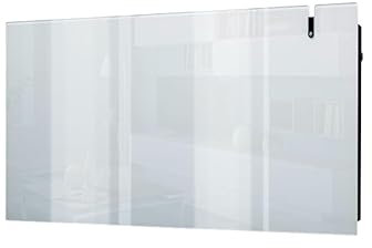 Radialight Aetheria White Glass Electric Panel Heater/Radiator, Wall Mounted + Timer. Modern, Stylish Infrared Convector Radiator (1000W)