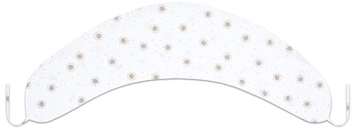 Totsy Baby Bezug für Seitenschläferkissen 190 cm mit Schnüren - Kissenbezug mit Reißverschluss Komfortkissenbezug für Body Pillow Sonne