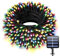 Electight Solar Lichterkette Bunte, LED Solarlichterkette mit 8 Modi, IP65 Wasserfest für Außen Innen Halloween Weihnachtsbaum Party Garten Deko - Farbe 20M 200 LEDs