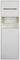 HJLKDYM Niche Salle Bain en Acier Inoxydable, Porte-Papier Hygiénique, Niche Douche en Acier Inoxydable avec Poubelle, Niche Encastrée pour Porte-Brosse Toilette(White Frame)