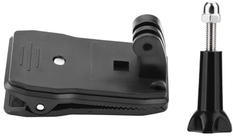 Kamera-Rucksack-Clip, feste Halterung, Schultergurt-Halterung, Klemme, kompatibel mit DJI Action/Insta 360 GO 3/Osmo Pocket 3 Sportkamera-Zubehör