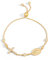BIZK 18K Gold Armband für Frauen Bibler Verse Kreuz Armbänder Kristalle Verstellbarer Armreif Valentinstag Muttertag Geburtstag für Sie Frauen Freundin Mom