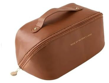 Wolff - Luxuriöse Kosmetiktasche (Braun)