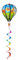 HQ Design Windspiration - Hot Air Balloon, UV-beständige und wetterfeste Windspiel Deko für Garten, Terrasse und Balkon - inkl. Aufhängung (Flowers, Hot Air Balloon Twist)