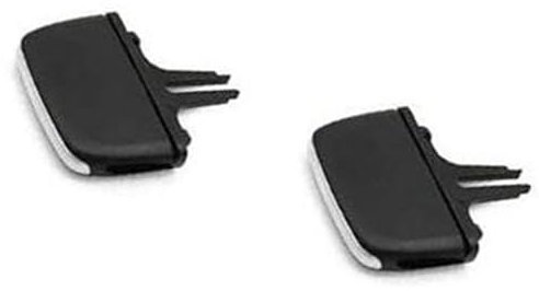 Wivplex Lüftungsschlitz-Clip, for Volvo, XC90 V90 S90 Auto Klimaanlage Vent Clip Reparatur Kit Vorne Hinten AC Vent Grille Outlet Tab Clip Slider(Black 2 pcs)