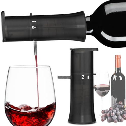 ZONSUSE Wine Dispenser Without Cork Removal, Wines Saver Pump,2-in-1 Wines Extraction Preservation Pump, No Electricity or Air Canister,Ideas Gift for Wine Lovers Home Birthdays Festival Party(A-2)