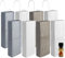 Luftbefeuchter für Heizung Set inkl. Haken - Keramik 220ml Wasserverdunster - moderne Farben - Wasserverdunster verdampfer verdunster Luftreiniger - mit Struktur - 8 Stück