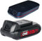 MATRIX Akku-Set 20V, Ersatzakku 2Ah und USB-Adapter, verwandelt Akku in Powerbank, kompatibel mit X-ONE und Kawasaki Power 20, 2 USB-Anschlüsse