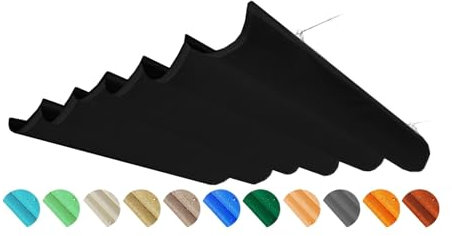 Tenda avvolgibile avvolgibile a forma di U per esterni, protezione solare, per patio, giardino, terrazza, pergola, riparo, tenda da sole di alta qualità