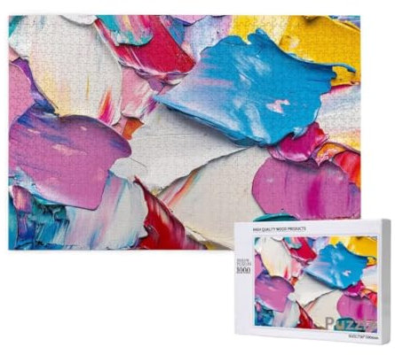 Puzzle 1500 Teile Erwachsene, abstrakt Puzzle Kunst Muster Design, Groß Holz Jigsaw 87x57cm Size mit Geschenkboxverpackung, Wanddeko Wohnzimmer, Geschenke für Frauen, Geschenke für Männer,Model159