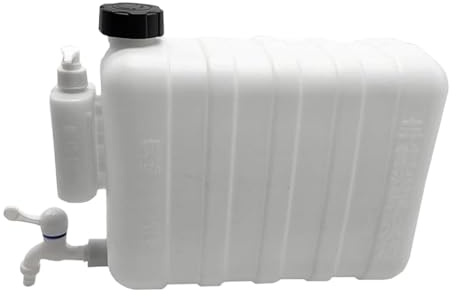 LeeQinersw Montado Tanque de Agua 14L-Depósito Vehicular Colgante Portátil con Grifo Material PP - Duradero Instalación Rápida Apto- para Camiones, Remolques y Camping R