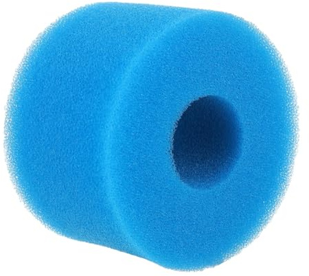 Angoily Éponge Filtrante Bleue pour Piscine Mousse Filtrante Crepine Respirante 108x73 Mm Accessoire Filtration Piscine Intérieure et Extérieure Remplacement Cartouche Filtre
