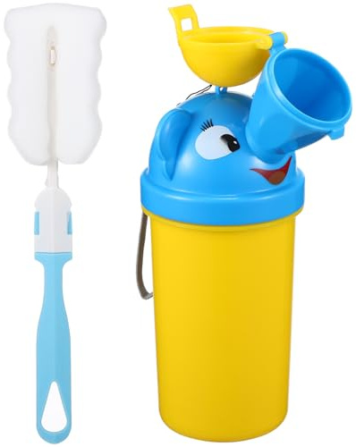Toddmomy Portable Travel Potty for Urinal Training Toilet Strong Seal and Abs Material Suitable for Outdoor and Beach Use, Not Easy to Deform Pee Potty Random Color